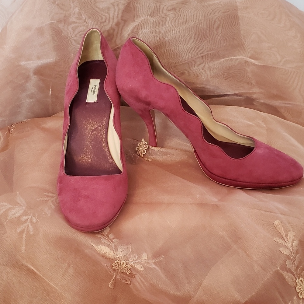 Prada Fairy suede pumps SS2008